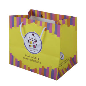 Bolsas Personalizadas de Lujo con Temática de Frozen para Cumpleaños, con Puntos Amarillos, Papel Artístico, Materiales Reciclados, Asas de Algodón, Impresión Offset - Product Image 2