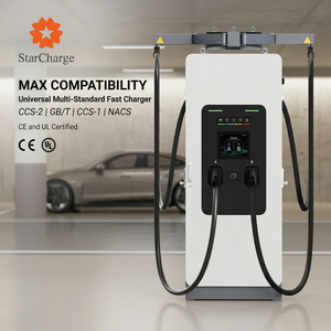 เครื่องชาร์จรถยนต์ไฟฟ้า Starcharge Titan V5 UL CE 120kW 180kW 150-1000Vdc รองรับแรงดันไฟฟ้ากว้าง OCPP 1.6J 2.0 RFID แบบเสียบใช้งานได้ทันที กำลังไฟสูง สำหรับใช้งานเชิงพาณิชย์ - Product Image 4