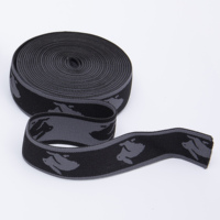 Sangle élastique tissée avec logo, sangle élastique tissée pour sous-vêtements, bande élastique personnalisée avec logo pour ceintures de boxer