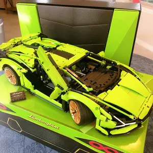 Modelblok 439Pcs 1:14 Compatibel Met Technic Legoing Rc Super Race Auto Bouwstenen Speelgoed Voor Kinderen