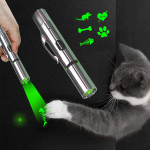 カスタムロゴ<span class=keywords><strong>USB</strong></span>充電式ペットインタラクティブおもちゃミニ犬LEDレーザーライト屋内子猫レーザーポインターインタラクション猫のおもちゃ - Product Image 1