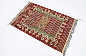 Mogul kilim พรมห้องน้ำขนแกะถักมือขนาดเล็กแบบชาวอัฟกานิสถานพรมสำหรับออกกำลังกายในบ้านกำหนดขนาดเองได้ - Product Image 5