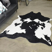 Großer Maßgefertigter Teppich mit Tiermuster Kunstfell-Teppich für Wohnzimmer und Schlafzimmer
