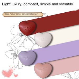 Difusor de aroma de aromaterapia para coche de cuero de lujo con logotipo personalizado, ambientador de aire sólido, de Perfume Clip, colocación de ventilación, purificador de aire para coche - Product Image 2