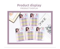 Faux cils naturels 10 rangées style nuage pour femme, effet manga, œil de chat, fleur, queue de poisson triple, outils de maquillage, marque YS