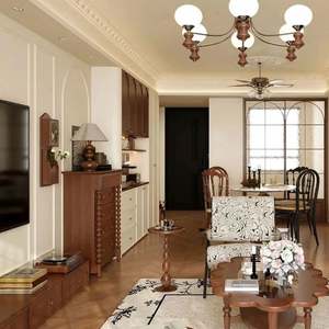 Muebles de Comedor de Madera Estilo Medieval Francés Personalizables, Armarios de Almacenamiento para Decoración de Salas de Estar en Villas - Product Image 4