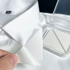 襟補強材 襟を硬くする 襟裏地接着剤 三角形固定襟パッチ 衣類用テープ または メンズ・レディースポロシャツ - Product Image 3