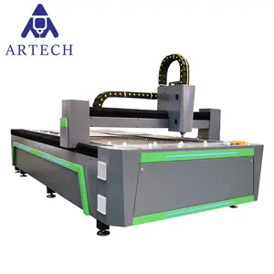 Mesin Pemotong Laser Serat Cnc 1000W Akurasi Tinggi untuk Industri Logam