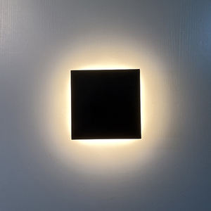 12W 150mm ngoài trời không thấm nước vuông tròn trang trí đèn tường IP65 trang trí sân vườn đa năng khách sạn Đèn tường - Product Image 2