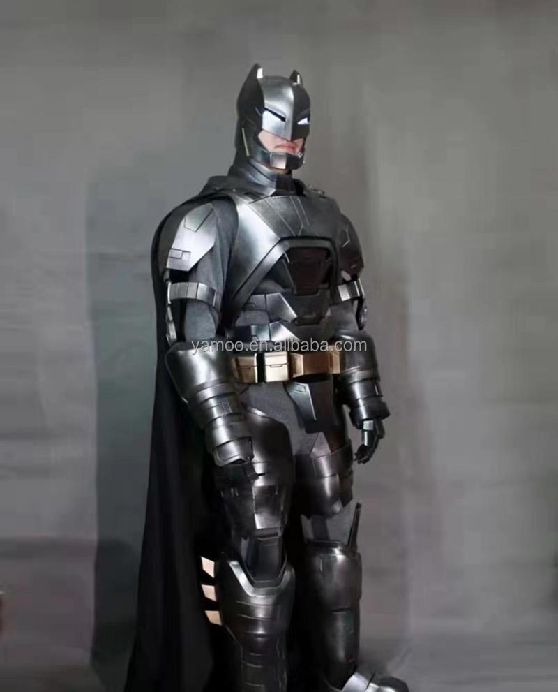 Cadılar bayramı cosplay film karakter süper kahraman batmans kostüm zırh takım elbise yetişkin özelleştirilmiş