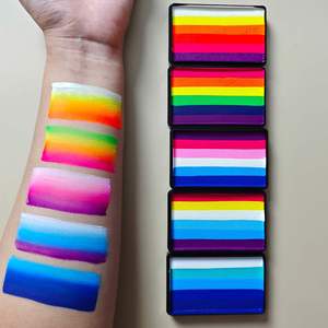 สีเพ้นท์หน้าแบบน้ำ ขนาดใหญ่ สีรุ้ง สำหรับแต่งหน้าฮาโลวีน วาดลายบนร่างกาย สำหรับเด็ก - Product Image 1