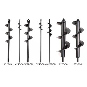 60*8 حديقة نباتية عشبية خضروات حفر حفرة تويست التربة فضفاضة اوجير لولبية لمبات زراعة زهرة بعد حفرة حفر حفر عرافة التدريبات - Product Image 2