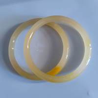 Bracelet jonc en verre artistique imitation pierre de jade verte synthétique multicolore de 8 mm, vente en gros