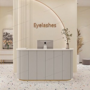 Mới Tốt Nhất Bán Tùy Chỉnh Bàn Tiếp Tân Beauty Salon Truy Cập Nhỏ Bàn Tiếp Tân Nail Salon Thông Tư Bàn Tiếp Tân - Product Image 3