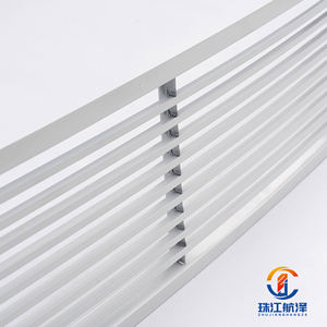 Grilles de registres de CVC 90 °   Filtres diffuseurs en alliage d'aluminium pour conduits, attaches de 1 mm, tête carrée 190E, conclusions, 1 mois - Product Image 5
