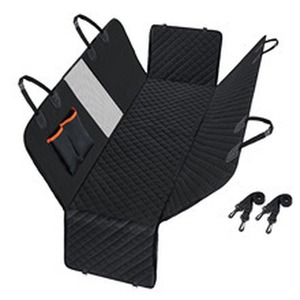 Nouvelle housse de siège de voiture amovible 3-en-1 pour chien, protection de siège arrière pour animaux de compagnie, imperméable, anti-salissure, antidérapante, tapis de siège de voiture - Product Image 1