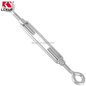 Kit de tensión ajustable para cable de acero inoxidable SS304, tensor de ojo a ojo de acero inoxidable M8 plateado - Product Image 3