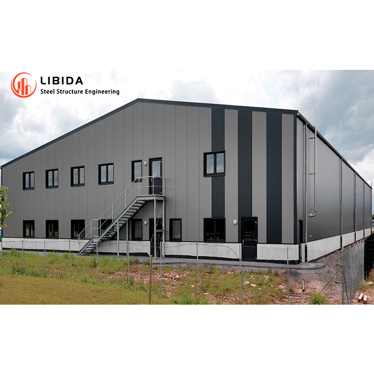 2階建 プレハブの骨組み