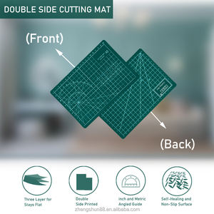 मॉडलिंग और एआर के लिए चिपकने वाली घूर्णन आवश्यक कला आपूर्ति के साथ ग्रीन 3 लेयर ईसीओ पीवीसी ए0 सेल्फ-हीलिंग पीवीसी कटिंग मैट - Product Image 3