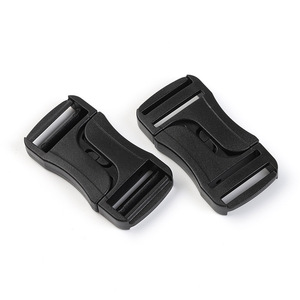 Black Plastic Clasp Buckle 20mm Inner Diameter Durable Bag <b>Strap</b> Fastener For <b>Backpacks</b> Schoolbags Accessories - Product Image 1