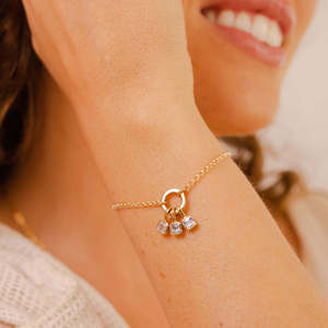 DIY personnalisé <span class=keywords><strong>naissance</strong></span> breloques femmes 12 anniversaire pierre inoxydable collier mois pierre anniversaire pierre Zircon collier - Product Image 5