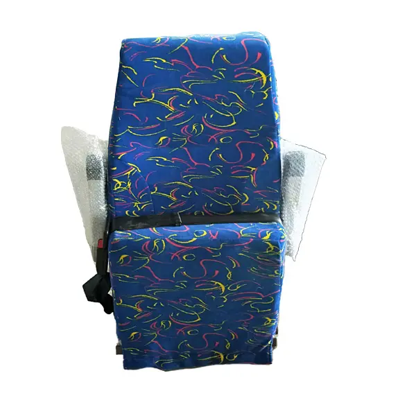 Assentos articulados dobrados montados na parede e no chão para ônibus e ônibus