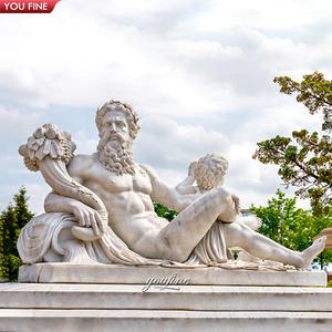 Estatua de mármol blanco griego de tamaño real, <span class=keywords><strong>escultura</strong></span> de piedra Natural tallada a mano, <span class=keywords><strong>Zeus</strong></span> - Product Image 2