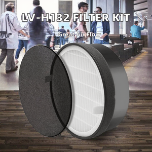 Levoit-Filtro de aire de material HEPA de repuesto con alta permeabilidad 220-240V compatible con el modelo-H132 1/2/V - Product Image 2