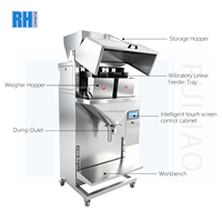 Machine d'emballage à double tête avec peseuse linéaire pour 15-35 sacs/min, idéale pour les noix grillées, les graines, les haricots secs et les snacks céréaliers