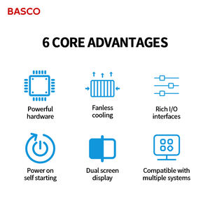 Mini PC industriel étanche et anti-poussière, <span class=keywords><strong>Intel</strong></span> Celeron Quad <span class=keywords><strong>Core</strong></span> J1900 N2840, DDR3 8G 128G, Android, sans ventilateur, IA Edge, double LAN, nouveau - Product Image 2