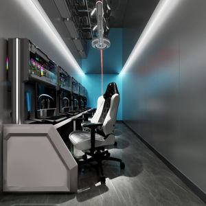 บล็อกไฟ LED โมดูลาร์ที่ทันสมัยสำหรับการเล่นเกมตอนดึกแสงแบบกระจายแสงที่มีการซิงค์ RGB ไม่มีสายตาสำหรับอินเทอร์เน็ตคาเฟ่ - Product Image 5