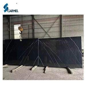 <strong>China</strong> Glossy Marmor <strong>Black</strong> Kitchen Nero <strong>Marquina</strong>/margiuna Floor Tiles Big Slab Silky Belgium Zimbabwe Marble With White Veins - Product Image 2