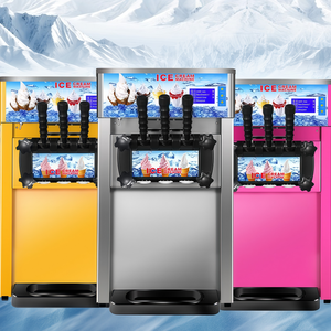 Machine à glaces automatique 3 saveurs, machine à glaces molles, machines à glaces commerciales <span class=keywords><strong>pour</strong></span> les entreprises, camion de glaces - Product Image 3