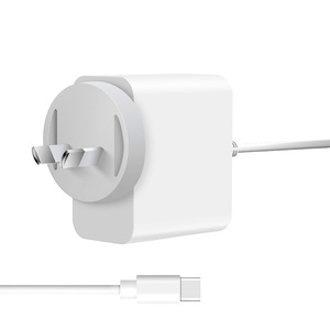 Chargeur d'ordinateur portable original avec prise murale US, 65 W, avec câble USB-C intégré pour Dell, HP, Lenovo ThinkPad, Samsung, Apple MacBook - Product Image 2
