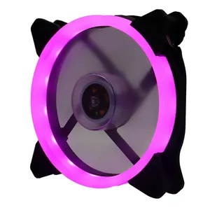 Düşük fiyat 120mm soğutucu argb fan evrensel cpu 120mm soğutucu LED ışık Argb soğutma bilgisayar kasası RGB Fan