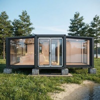 Smartbuild - Casa Prefabricada Modular Impermeable de 20 pies/40 pies, Tipo Granny Flat, Villa Pequeña, 2-3 Dormitorios, Expandible, Apartamento, Supermercado