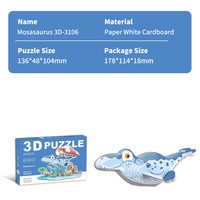 Puzzle Jigsaw 3D Stereoskopik Kustom dari Kertas, Kayu, dan Plastik, Mainan Edukasi Pembelajaran untuk Anak-anak dan Dewasa, Rompecabezas, Set Kotak Hadiah Premium