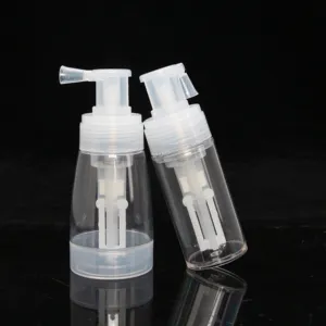 Botol semprot lada murah, bubuk Talek perawatan kulit transparan dapat dilepas
