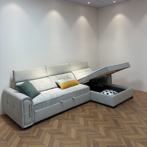 Divano Letto in Ecopelle Salvaspazio Confortevole con Tessuti Personalizzabili per Soggiorno e Appartamento - Product Image 4