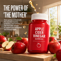 Groothandel Appelazijn Gummies met Moeder, ACV Spijsverteringsondersteuning Kauwtabletten Wellness Aangepaste Private Label