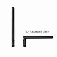 Antenne WiFi pliable mini 90 degrés 2,4 GHz 2400-2500 MHz 3dBi à gain élevé SMA mâle pour routeur WiFi PC Bluetooth