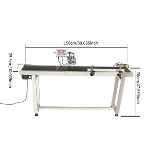 Automatic Intelligent Carton <strong>Coder</strong> Expiration Date Batch Code Printer Online TIJ Inkjet Printer with 5inch Touch Screen - Product Image 4