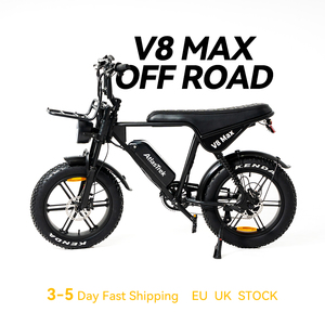 Bicicleta Eléctrica de Montaña V8 Ultrar para el Mercado Europeo, Motor de 250W/750W, Batería de 15ah/30ah, Cuadro de Hierro, Motor Trasero, Neumáticos Gruesos, para Adultos - Product Image 6