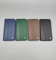 Étui en cuir PU avec aimant puissant pour Samsung S25 Ultra, coque arrière rabattable