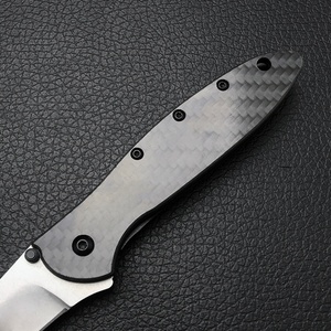 มีดพับคาร์บอนไฟเบอร์ Ker shaw Leek 1660 มีดพกพาสำหรับตั้งแคมป์ น้ำหนักเบา พกพาสะดวก ใช้ได้ทุกวัน สำหรับหั่นผลไม้ - Product Image 4