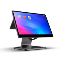 Sistema de Caja Registradora para PC Ultradelgado de 15.6 Pulgadas, Terminal POS con Impresora, Cajón de Dinero, Sistema POS para Restaurantes y Otros Puntos de Venta