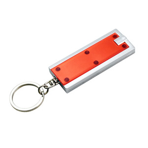 Mini porte-clés de lampe de poche LED carré avec logo promotionnel de poche portable - Product Image 2
