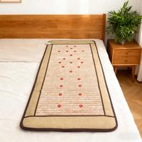 Colchón de Terapia de Iones Negativos con Piedras de Turmalina e Infrarrojos Lejanos, con Calentamiento de Jade y Fotones, para Relajación Corporal