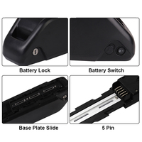 Batterie de vélo électrique 48V 25Ah pour cellules LG 5000mAh, port XT60 50A, chargeur 4A, batterie Polly, en stock au magasin du Royaume-Uni