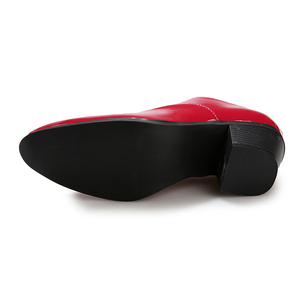 Nuove <span class=keywords><strong>Scarpe</strong></span> da Ballo con Tacco Alto e Lacci per Donna e Uomo, in PU Effetto Specchio Rosso, <span class=keywords><strong>Scarpe</strong></span> da Ballo Latino, Taglia Grande 46 US12, Qualità da Esportazione - Product Image 3